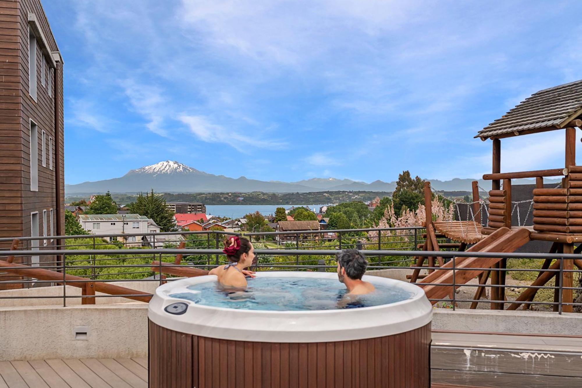 Exquisito Depa Con La Mejor Vista Al Lago Y Tinaja Puerto Varas Exterior photo