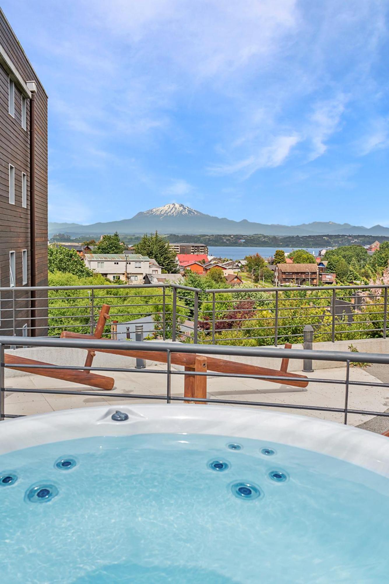 Exquisito Depa Con La Mejor Vista Al Lago Y Tinaja Puerto Varas Exterior photo